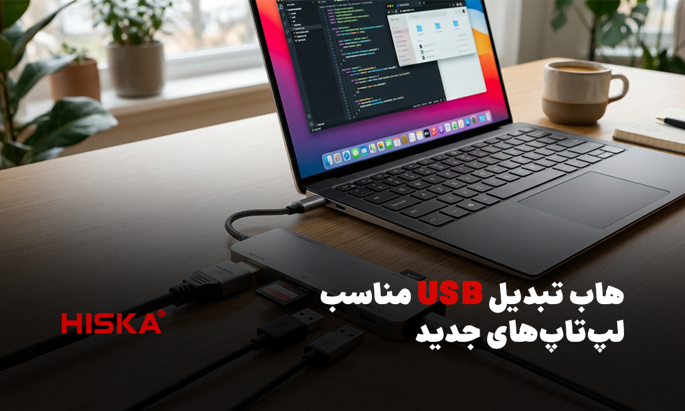 هاب تبدیل USB مناسب لپ‌تاپ‌های جدید